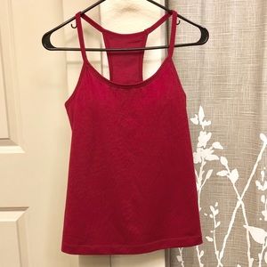 Athleta Magenta Racerback Workout Top